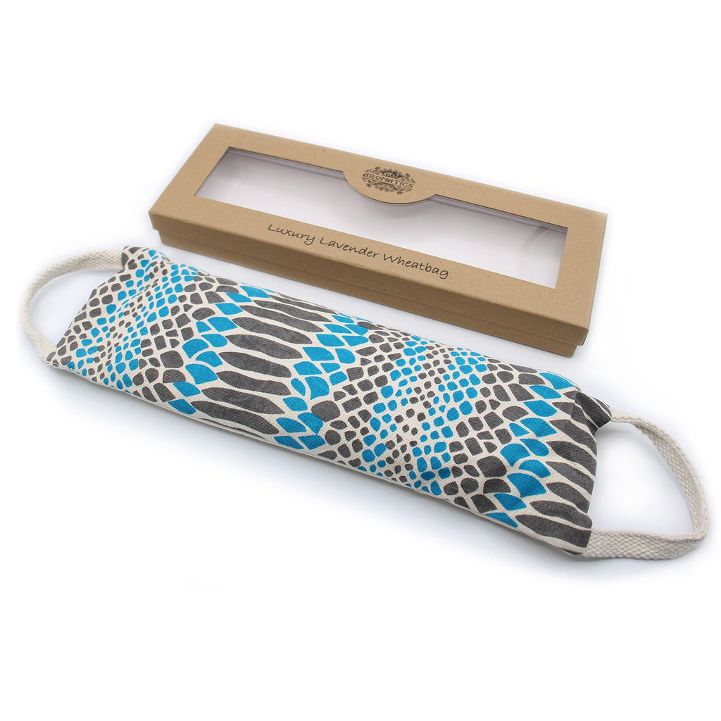 Bolsa de trigo de lavanda de lujo en caja de regalo - Zebra