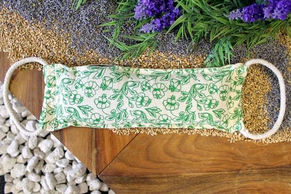 Bolsas Trigo Algodon Natural - Verde