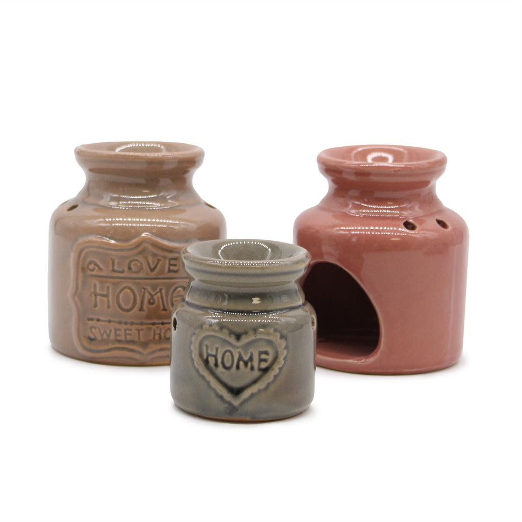 Lrg Quemador de aceite - Piedra azul - Love Home Sweet Home