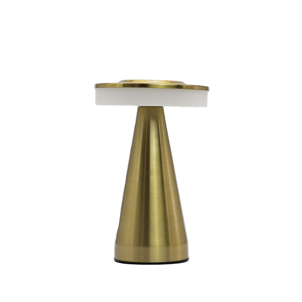 Lámpara táctil - Tallo alto de cobre - USB (C) - Recargable (400 vatios)