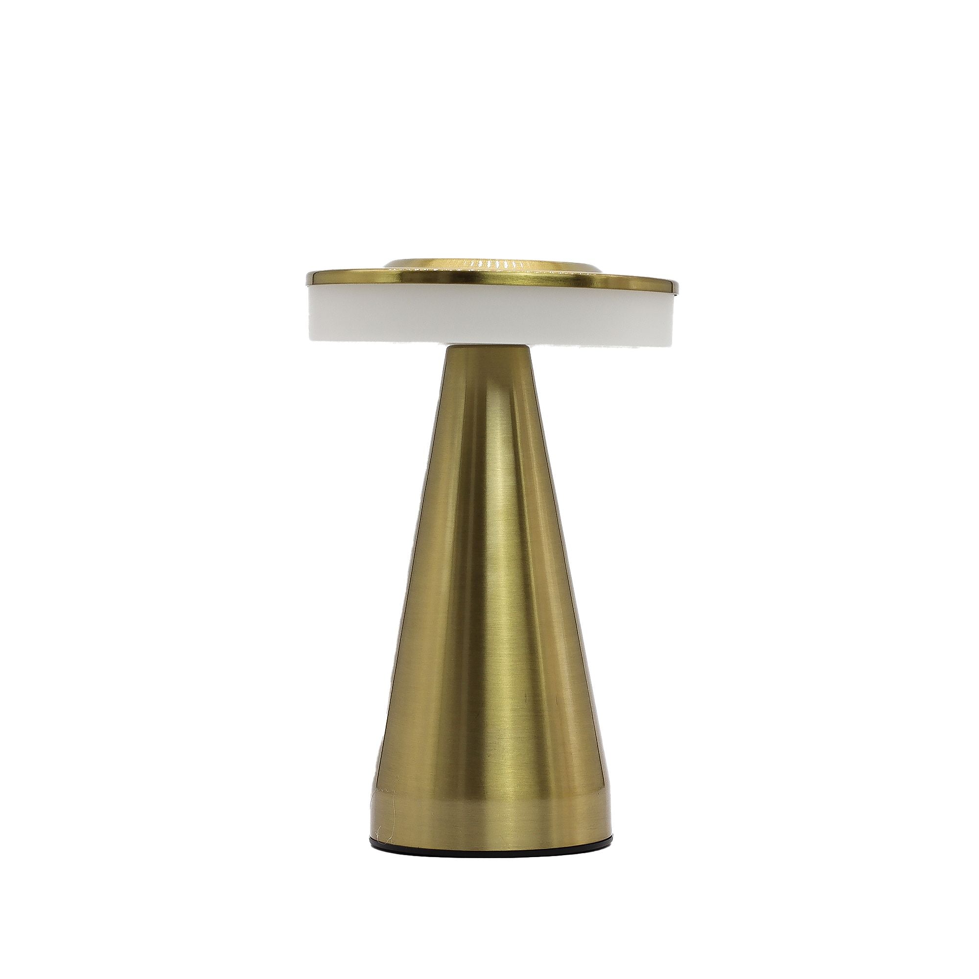 Lámpara táctil - Tallo alto de cobre - USB (C) - Recargable (400 vatios)