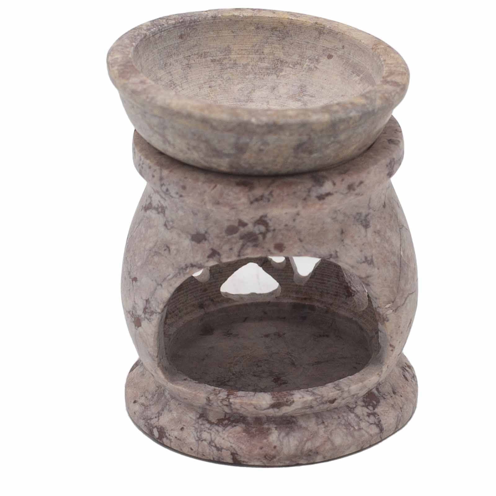 Quemador de aceite de esteatita pequeño 8 cm - Pentágono de las Tres Lunas