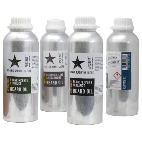 Aceite para Barba de 1 Litro - Abeto Nórdico - ¡Regenera!