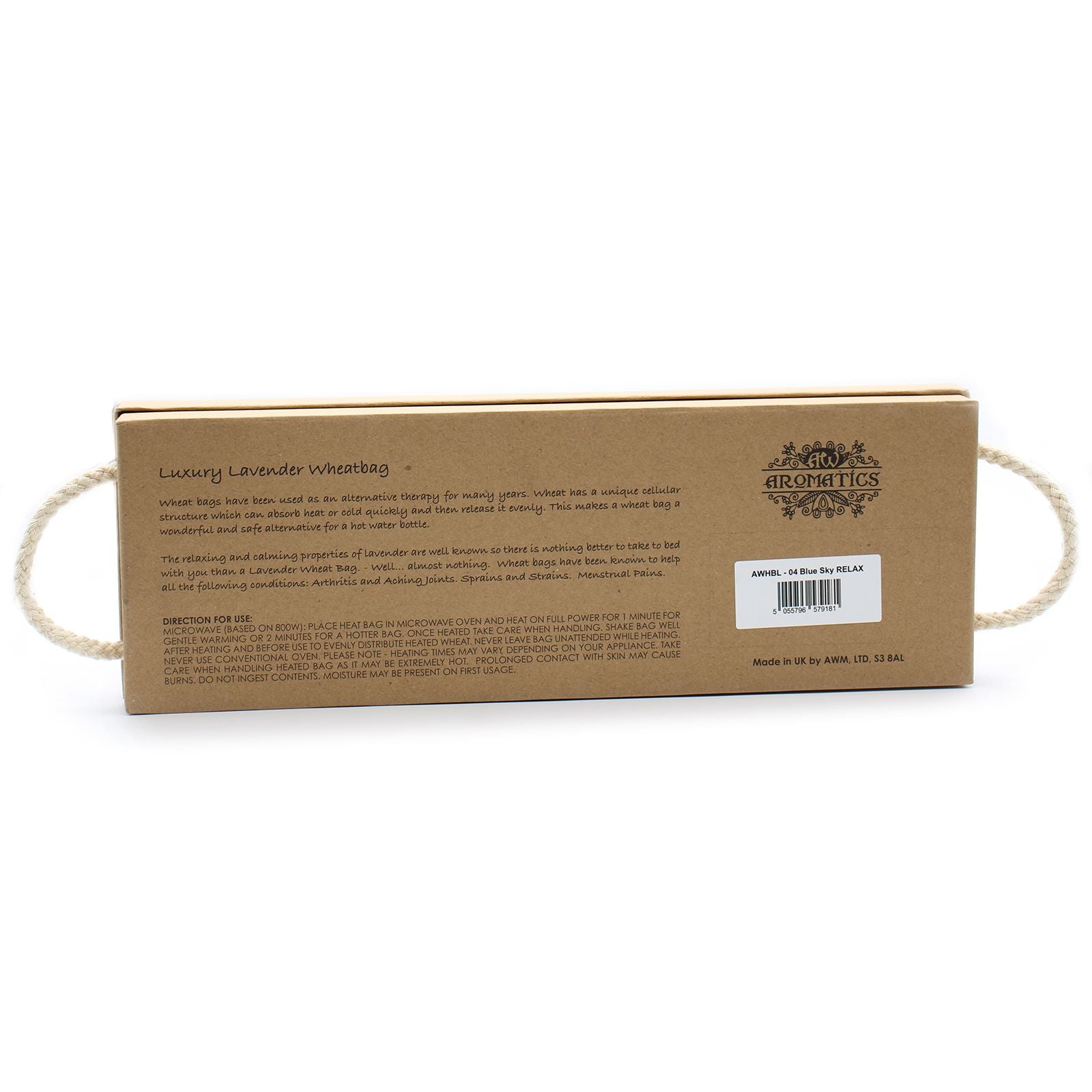 Bolsa de trigo en caja de regalo - Relax Celeste