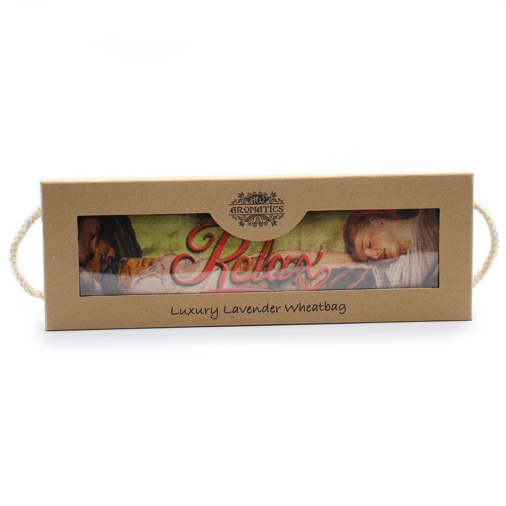 Bolsa de trigo en caja de regalo - dormir RELAX