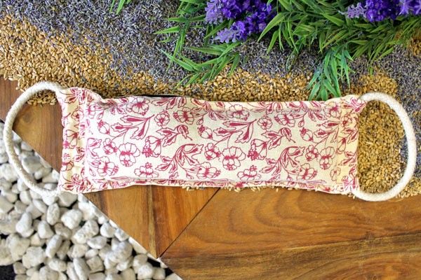 Bolsas de trigo de algodón natural - Purpura