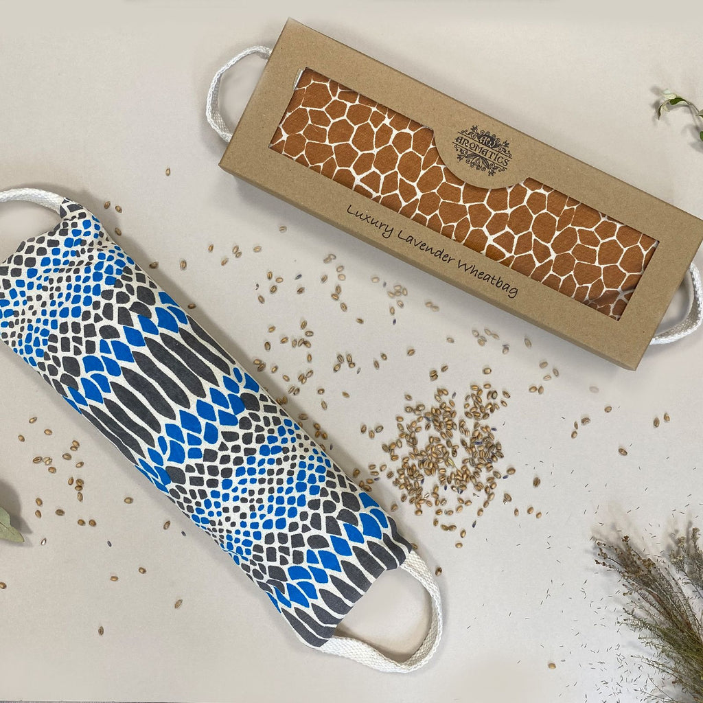 Bolsa de Trigo de Lavanda en Caja de Regalo - Jirafa de Madagascar