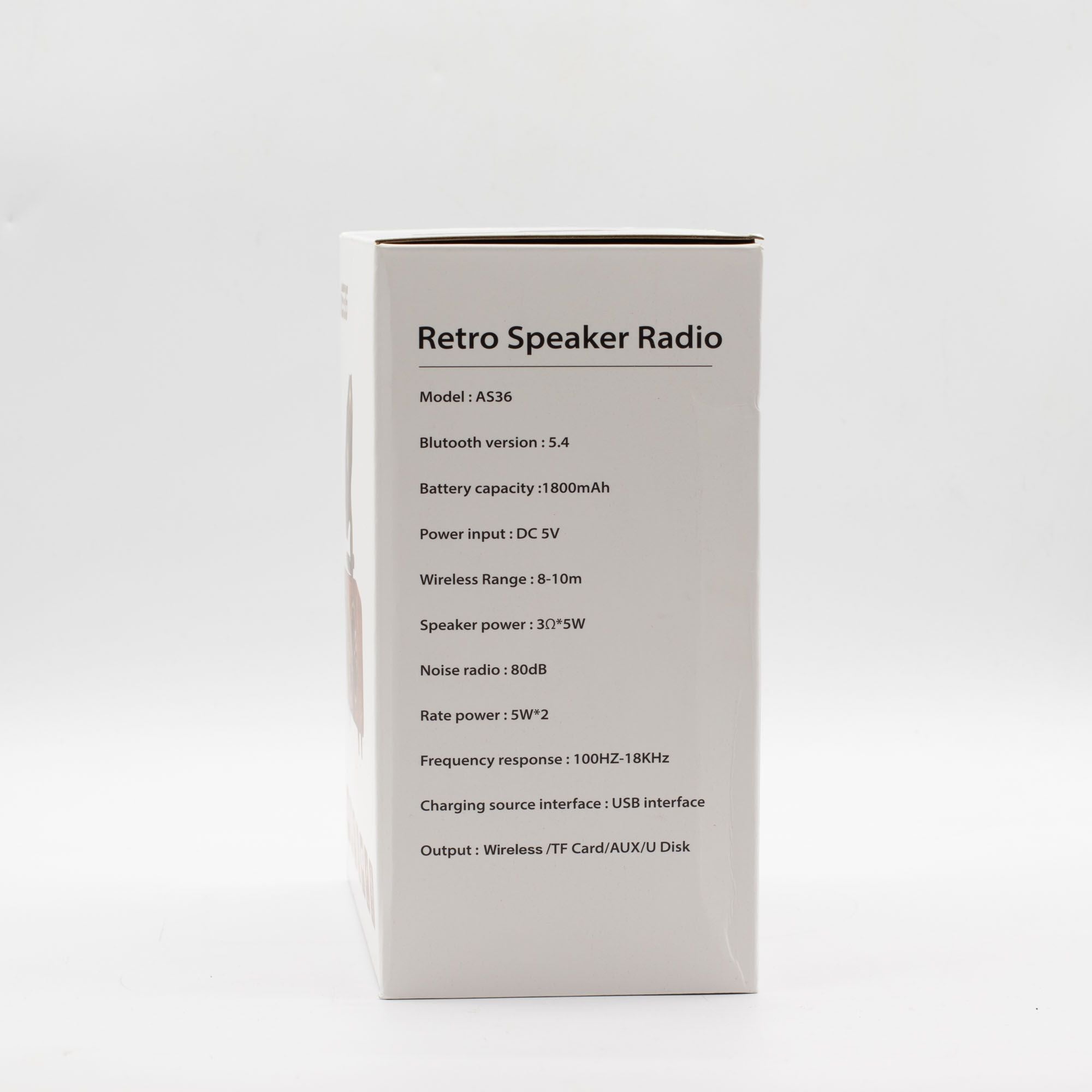 Altavoz de gramófono doble mini retro - Bluetooth - 5,4 vatios x 2