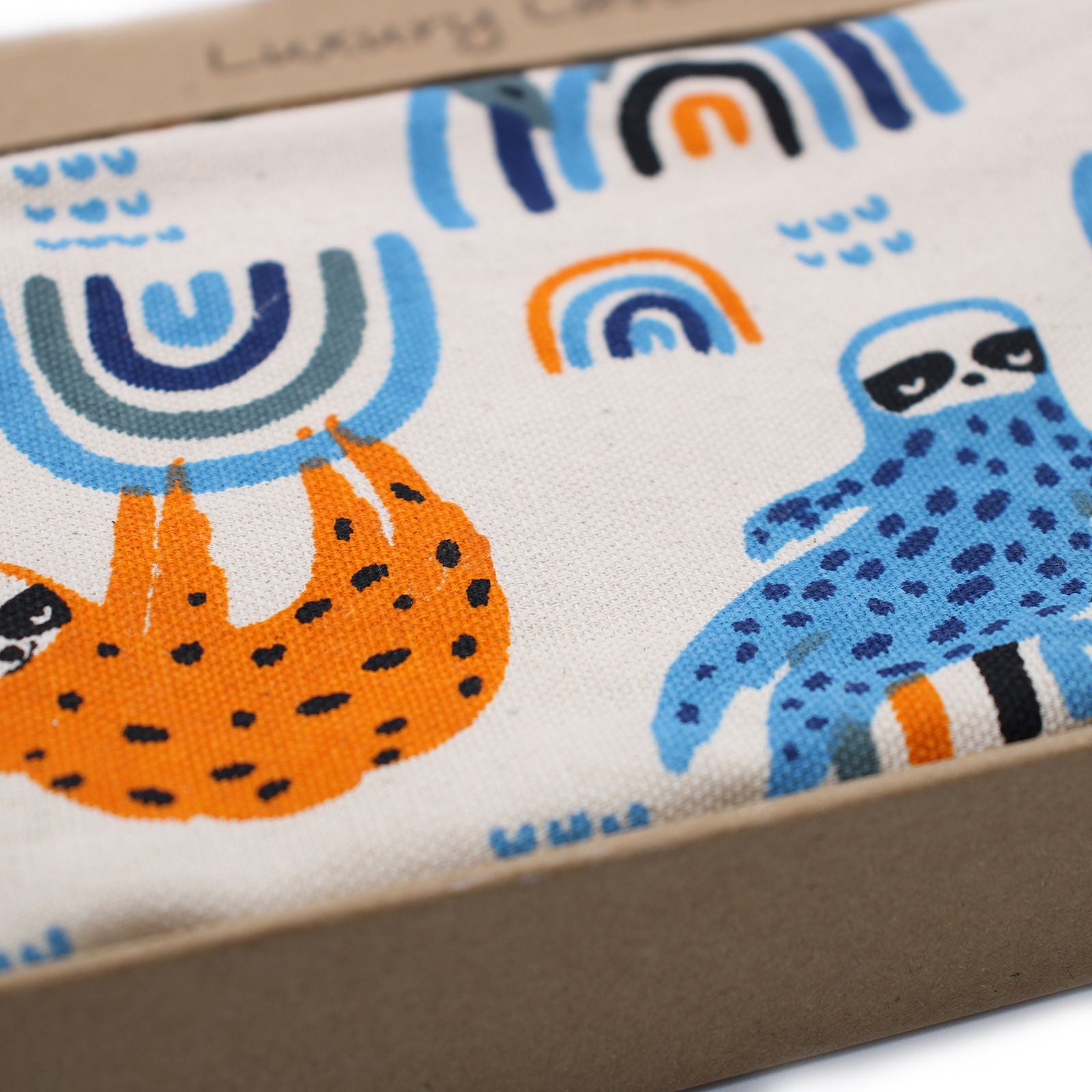 Bolsa de trigo en caja de regalo - Relax Celeste