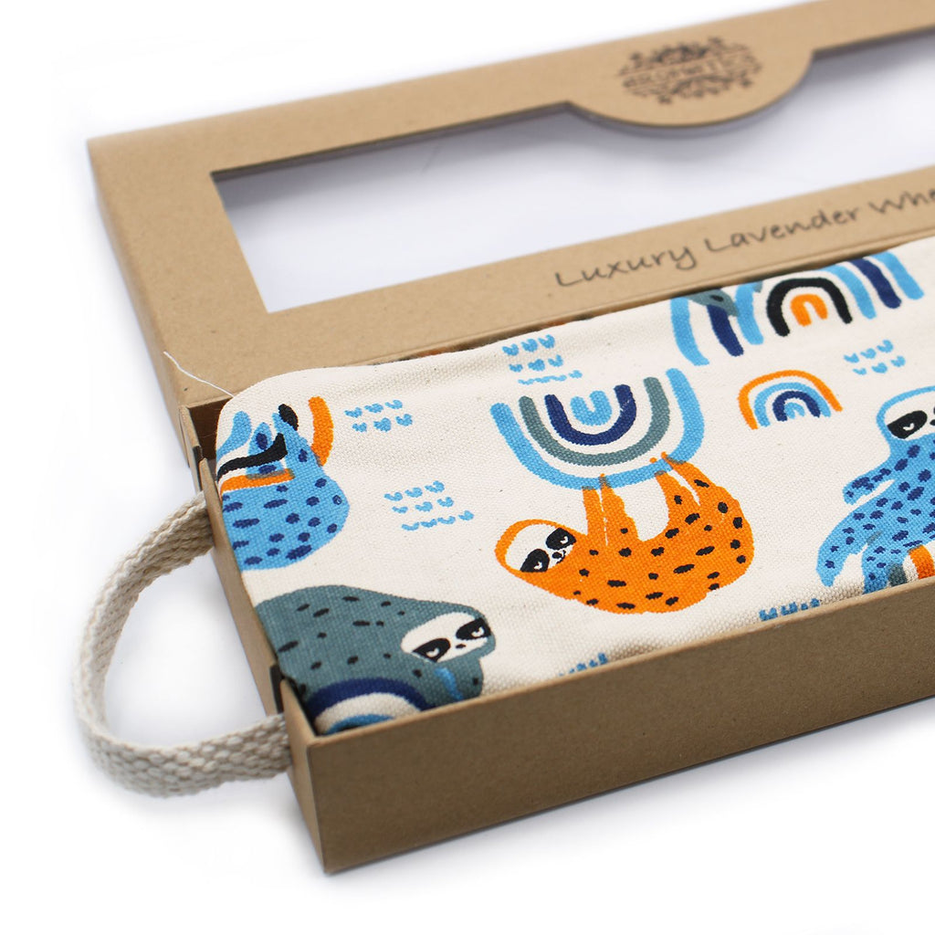 Bolsa de Trigo de Lavanda en Caja de Regalo - Leopardo Nocturno