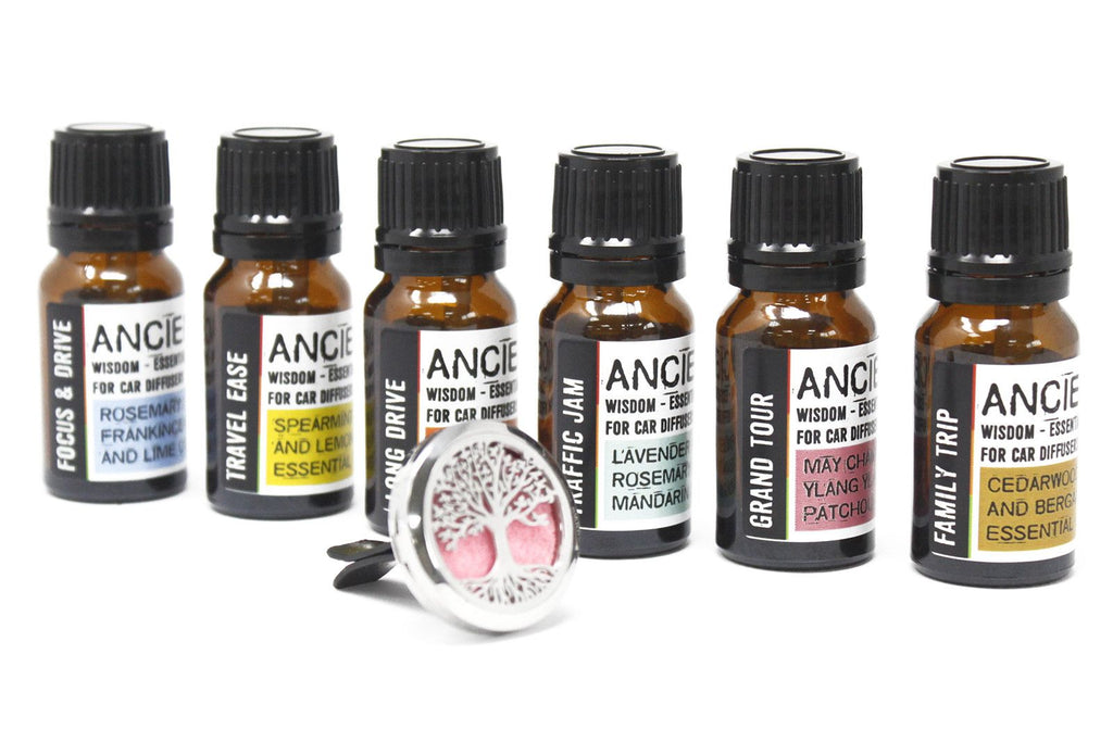 10ml Aceite Esencial para difusor de coche- Viaje familiar