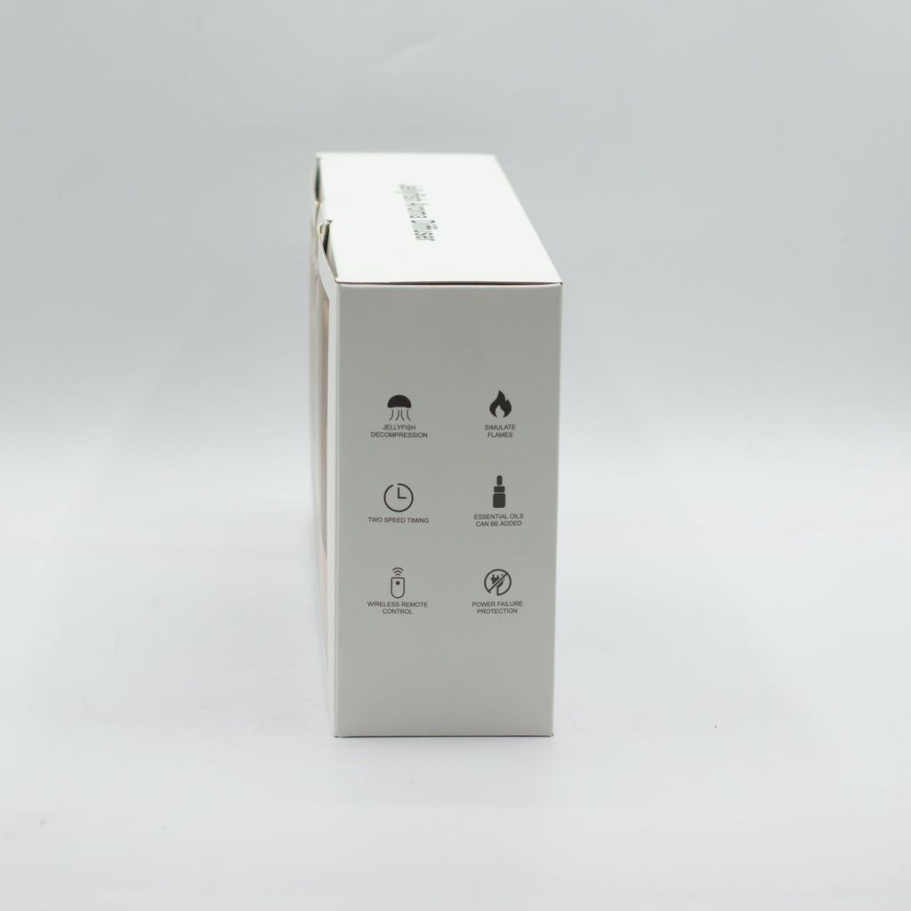 Difusor de aromas con efecto de modelo de barco y LED que cambia de color